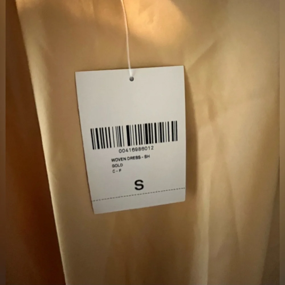 Forever 21 Gold Slip Dress - small - NWT - Picture 6 of 8